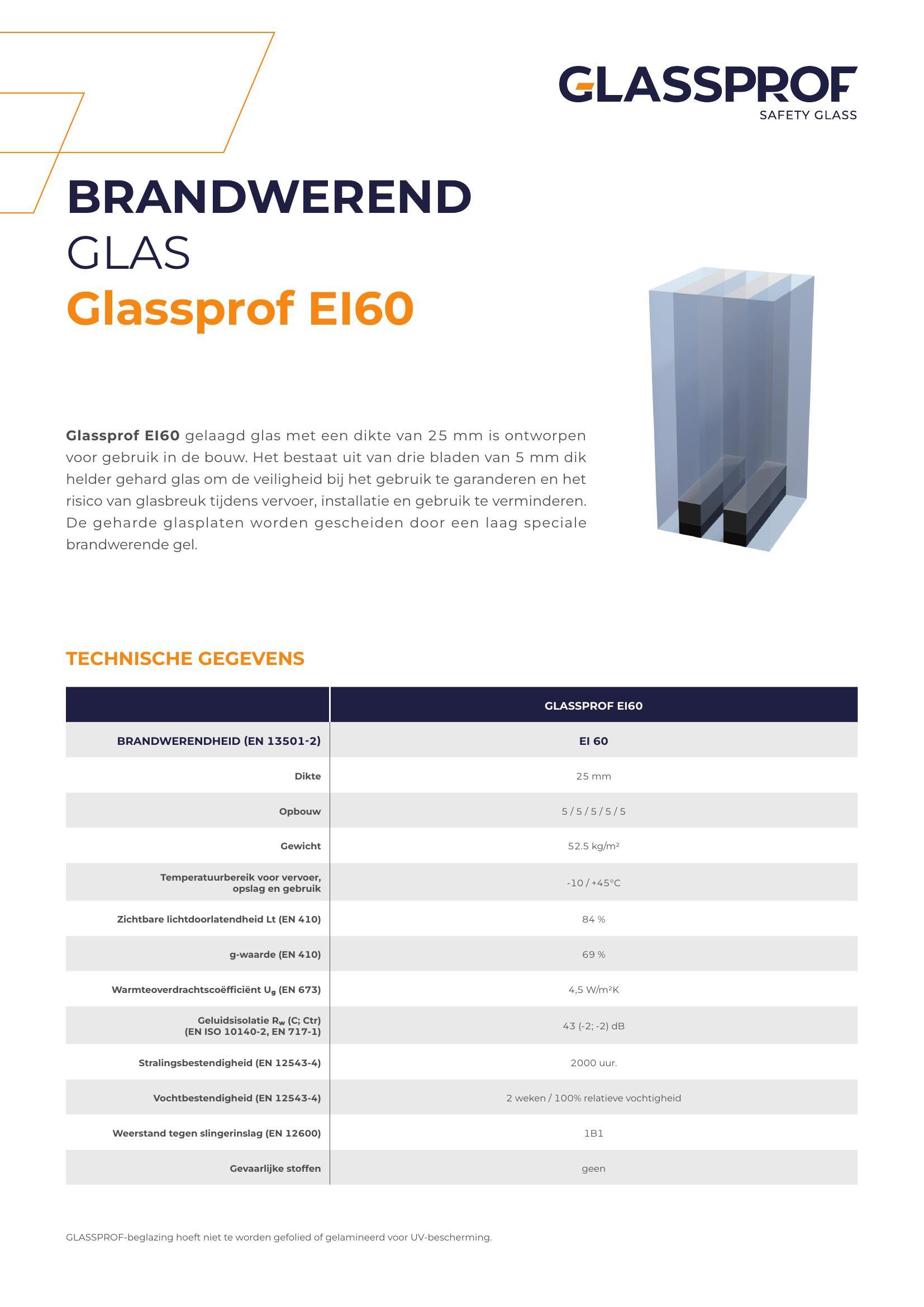 Glassprof EI60 Folder